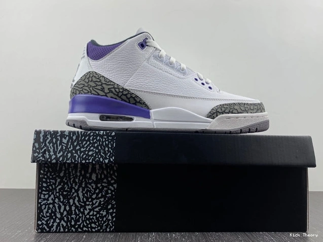 Kick Theory Retro 3826 Jordan 3 Dark CT8532- ZipUp Iris 1013